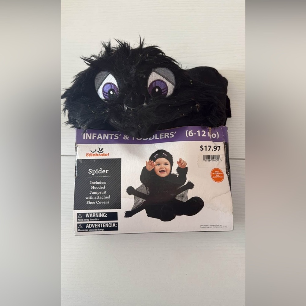 Spider Costume 6-13m